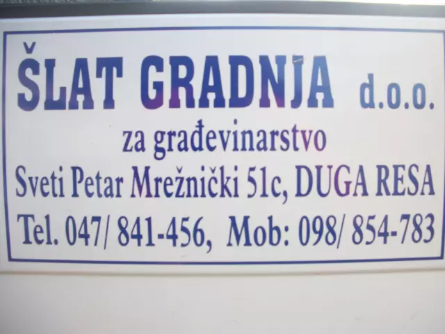 ŠLAT-GRADNJA D.O.O.
