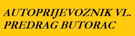AUTOPRIJEVOZNIK VL. PREDRAG BUTORAC