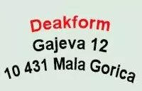 DEAK-FORM OBRT, VL. DEAK SANDRO