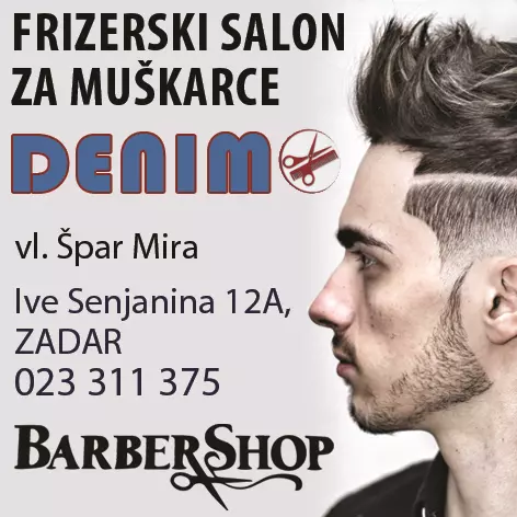 DENIM, frizerski salon  za muškarce, vl. Špar Mira