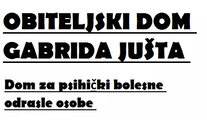 OBITELJSKI DOM JUŠTA