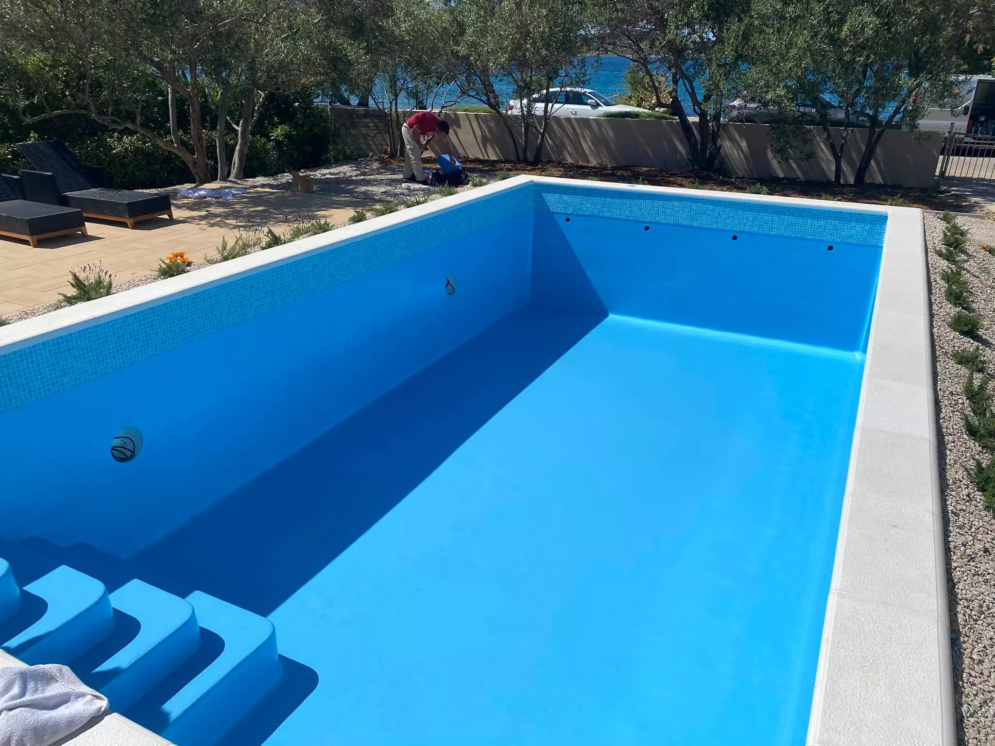 Bazen, vanjsko uređenje Hidroizolacija bazena Draco Pool 800