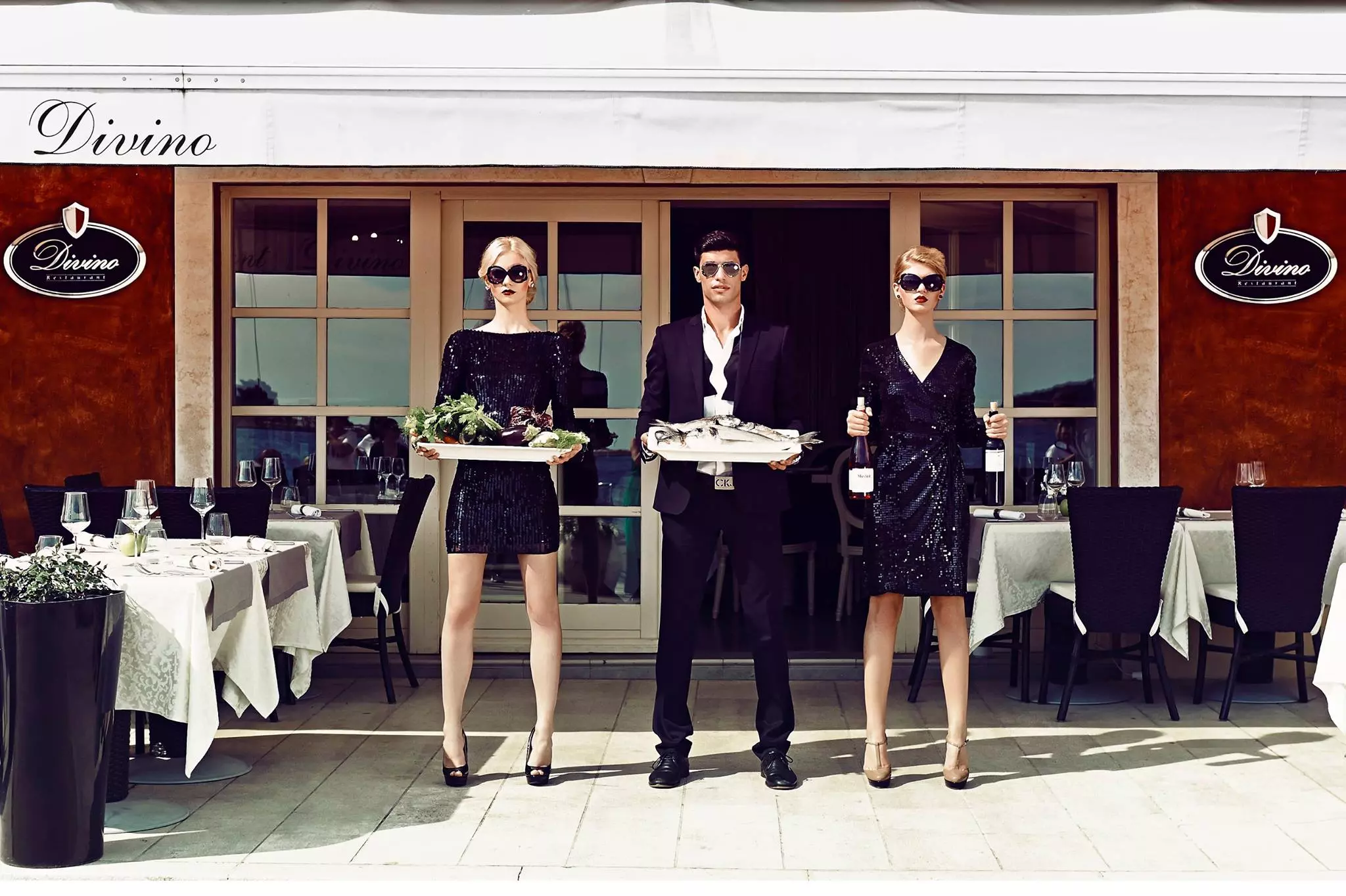 Široka ponuda ribljeg i mesnog menija, grad Poreč Hrvatska