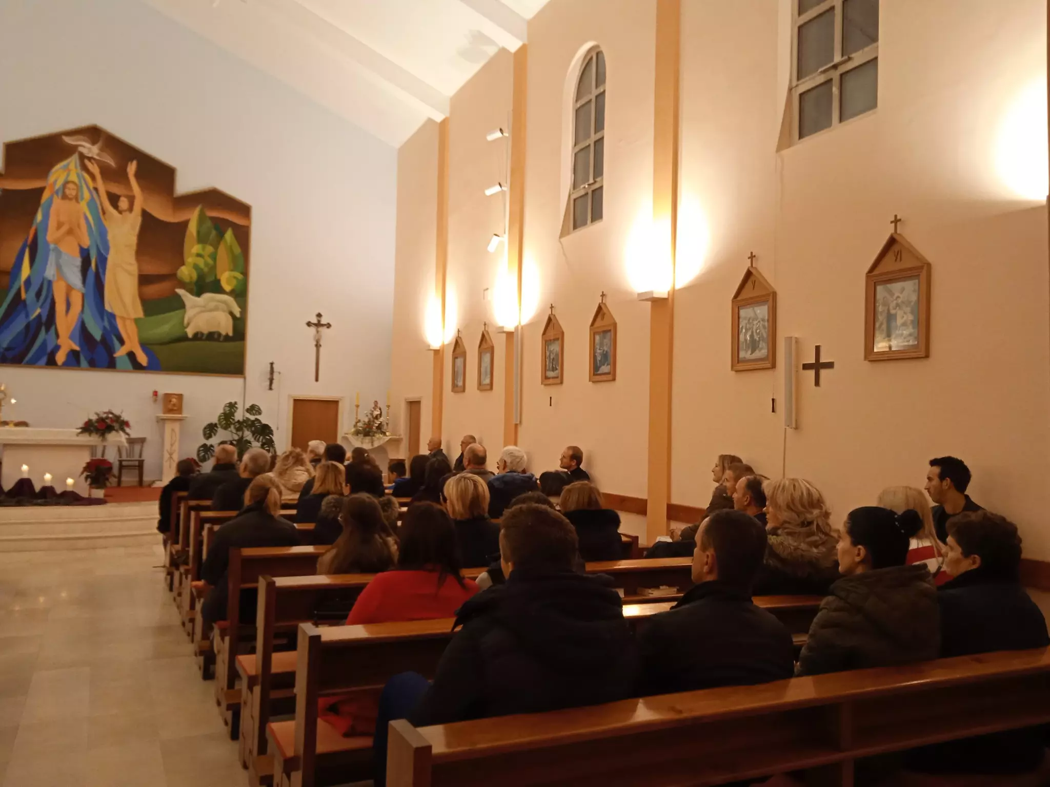 Sveta misa grad Biograd na Moru, Hrvatska