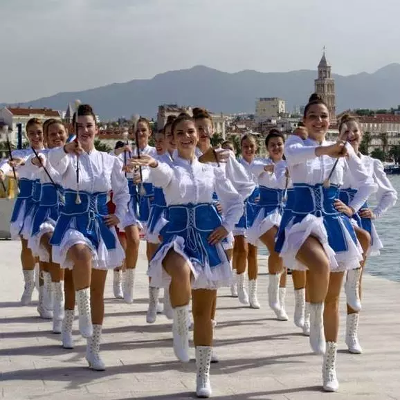 Splitske mažoretkinje, nastupi mažoretkinja, organizirana natjecanja u Splitu, Hrvatska
