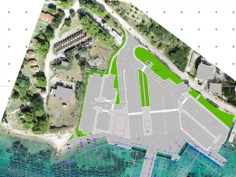 Izrada sidrenje gatova, plovila i vjetrovalne studije Izrada vjetrovalne studije, sidrenje gatova i plovila, Brnaze, RH