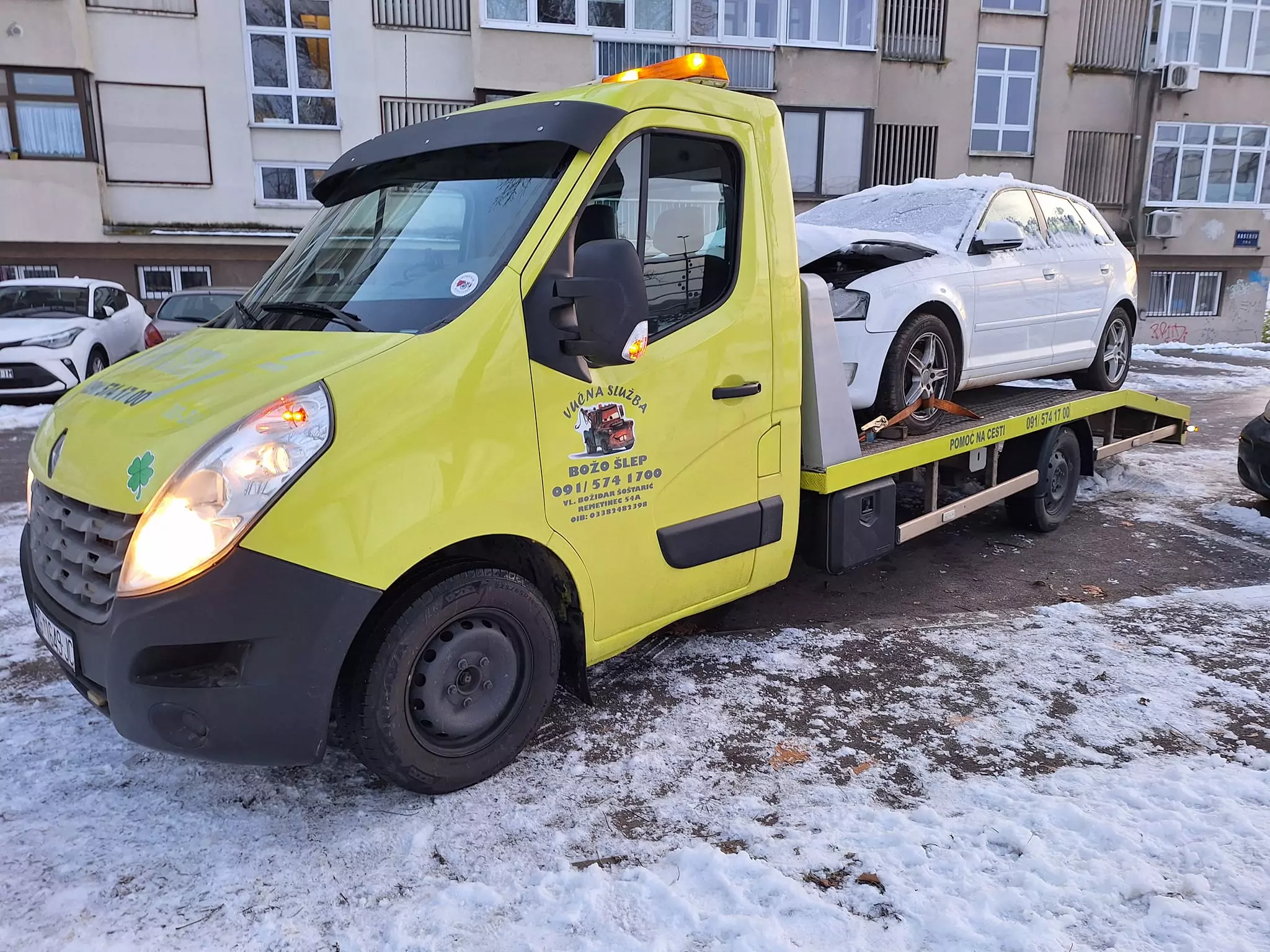 Asistencija na cesti Zagreb u Hrvatskoj