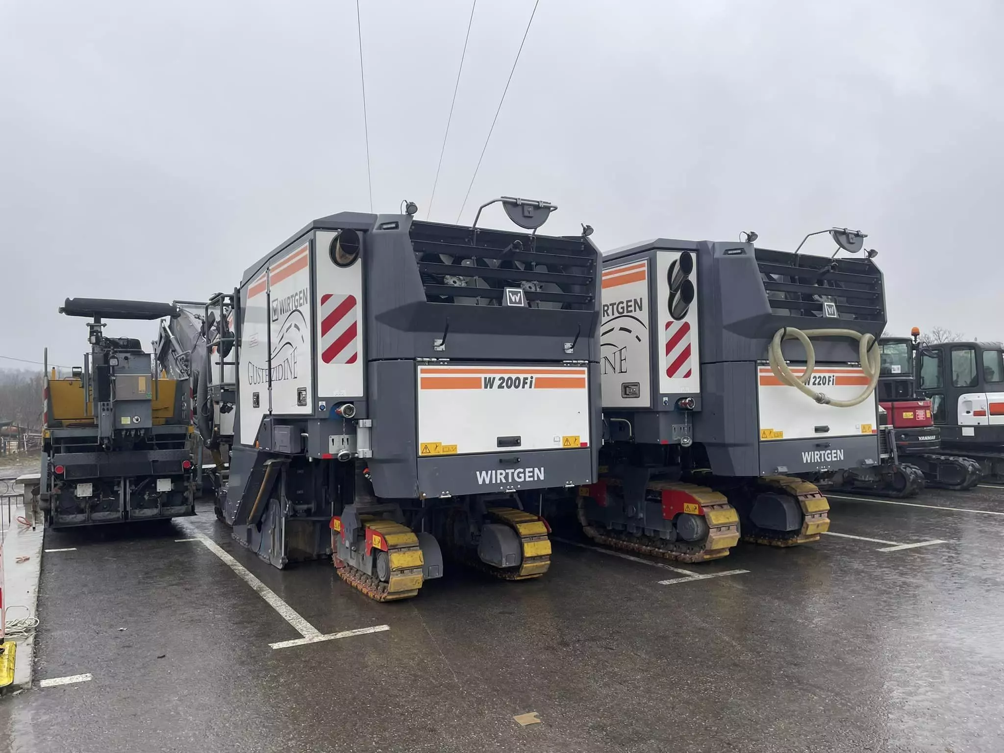 Rezanje i glodanje asfalta u Kastvu, Hrvatska