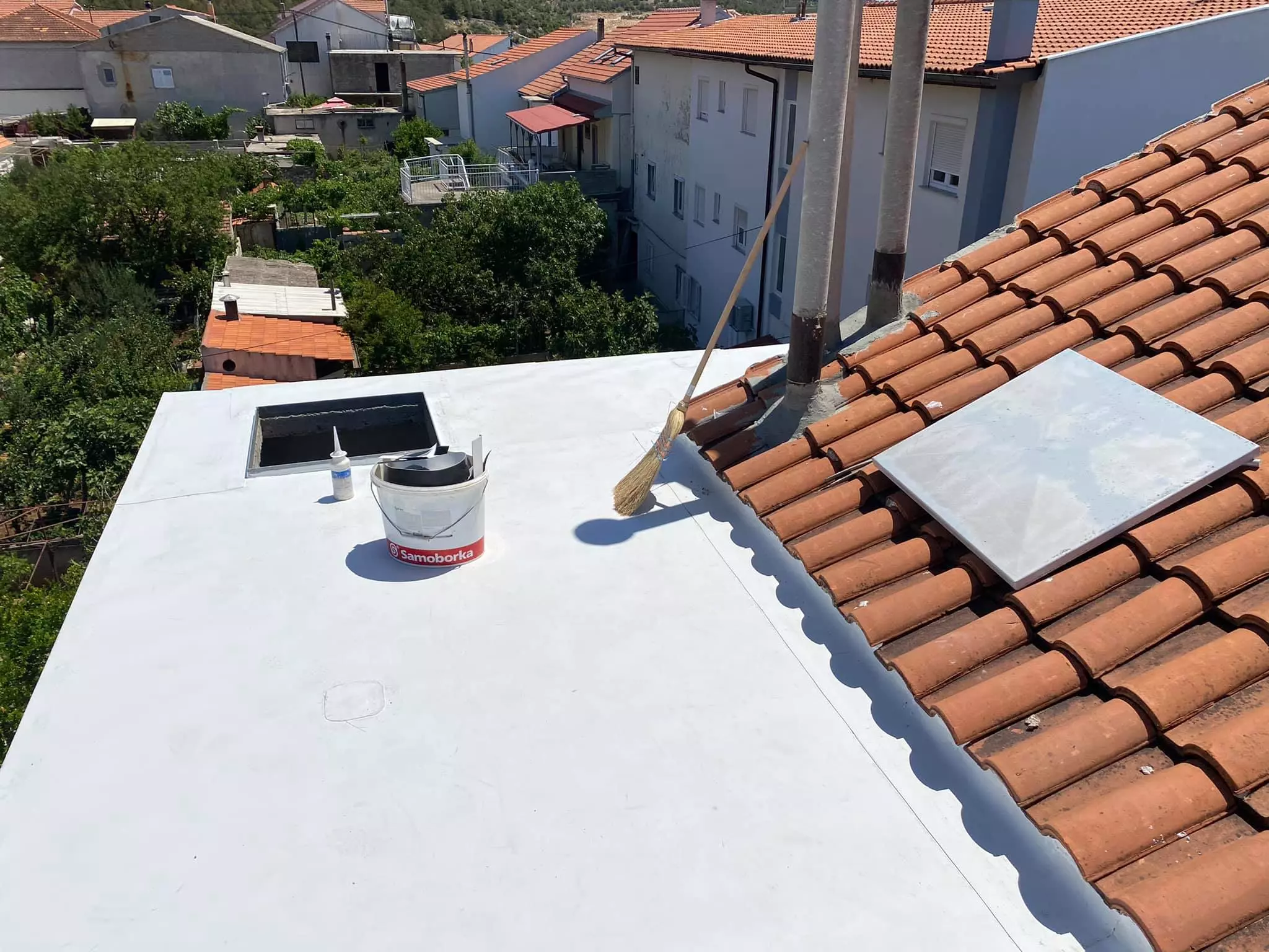 Hidroizolacija za kose krovove Hidroizolacija kosih krovova Šibenik u Hrvatskoj