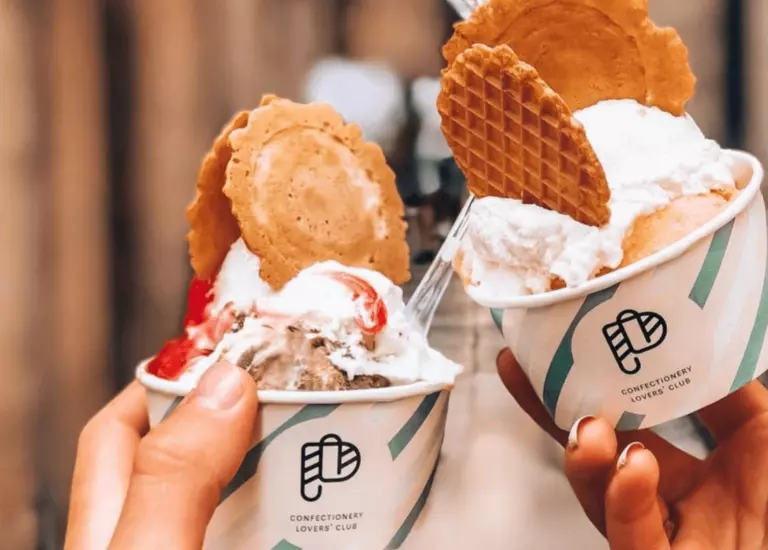 Ice cream Homemade gelato and ice cream Dubrovnik, Croatia