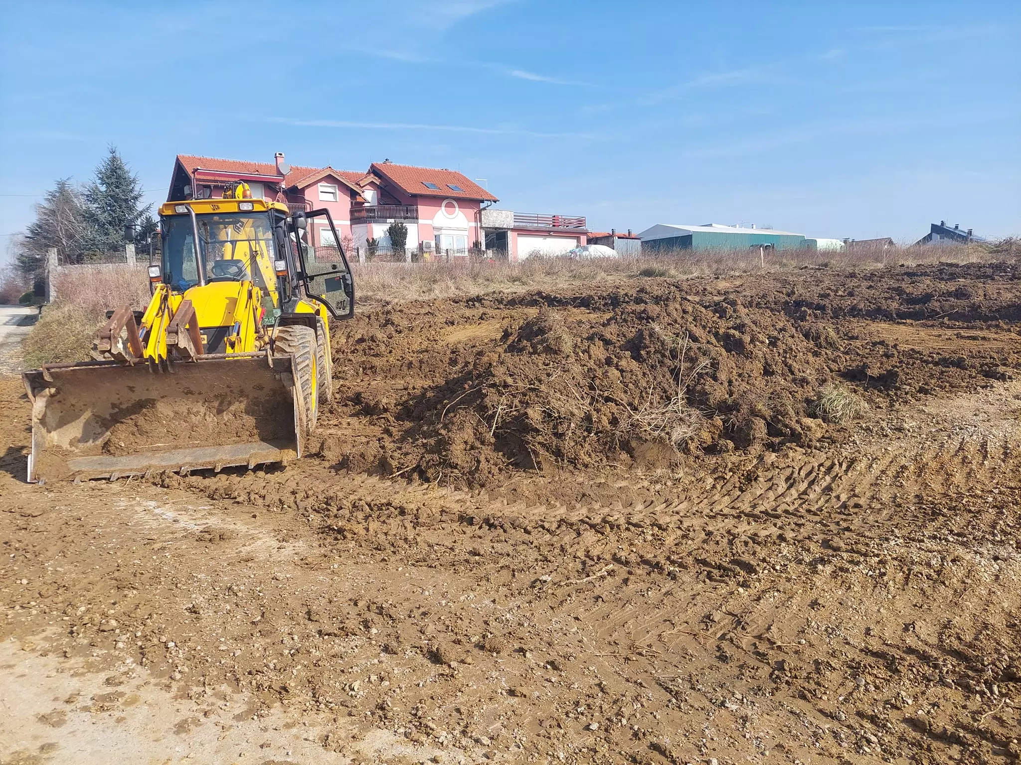 Građevinski iskopi bagerom, radovi Građevinski iskopi grad Zagreb, Hrvatska
