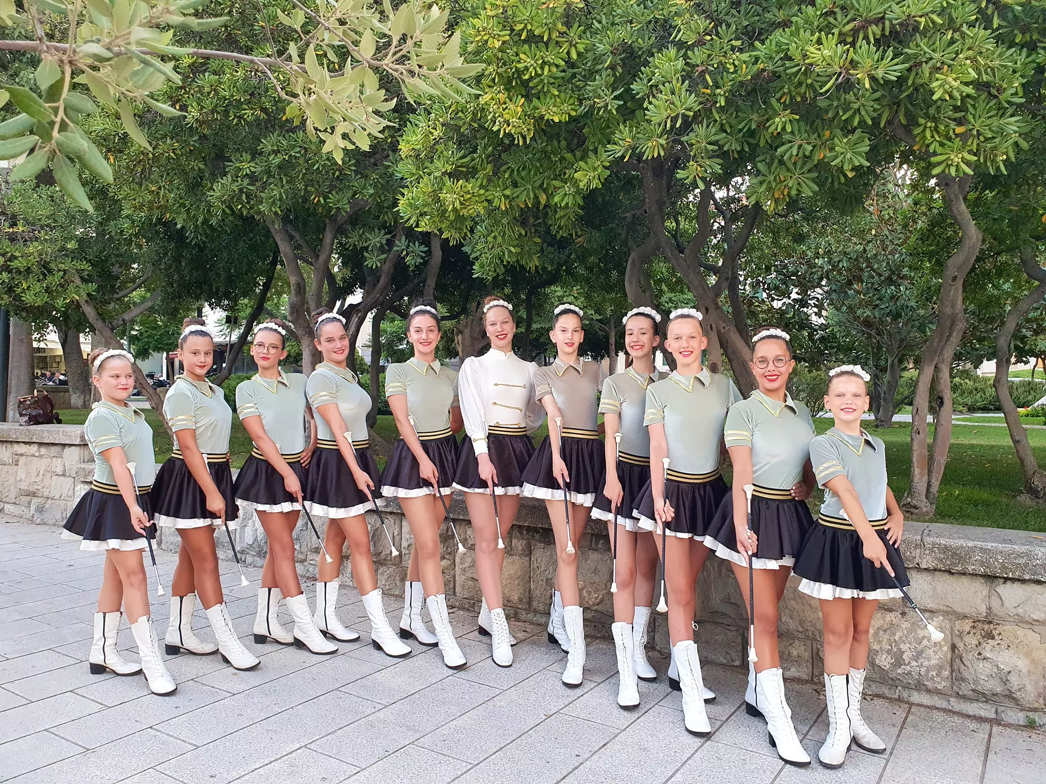 Splitske mažoretkinje, nastupi mažoretkinja, organizirana natjecanja u gradu Splitu, RH