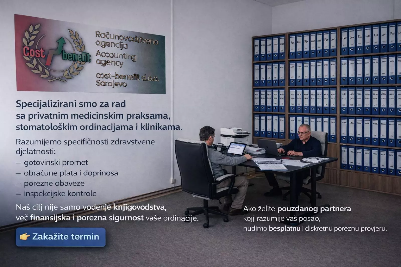 Kompletne knjigovodstvene i računovodstvene usluge Kompletne knjigovodstvene i računovodstvene usluge uz reviziju u Sarajevu