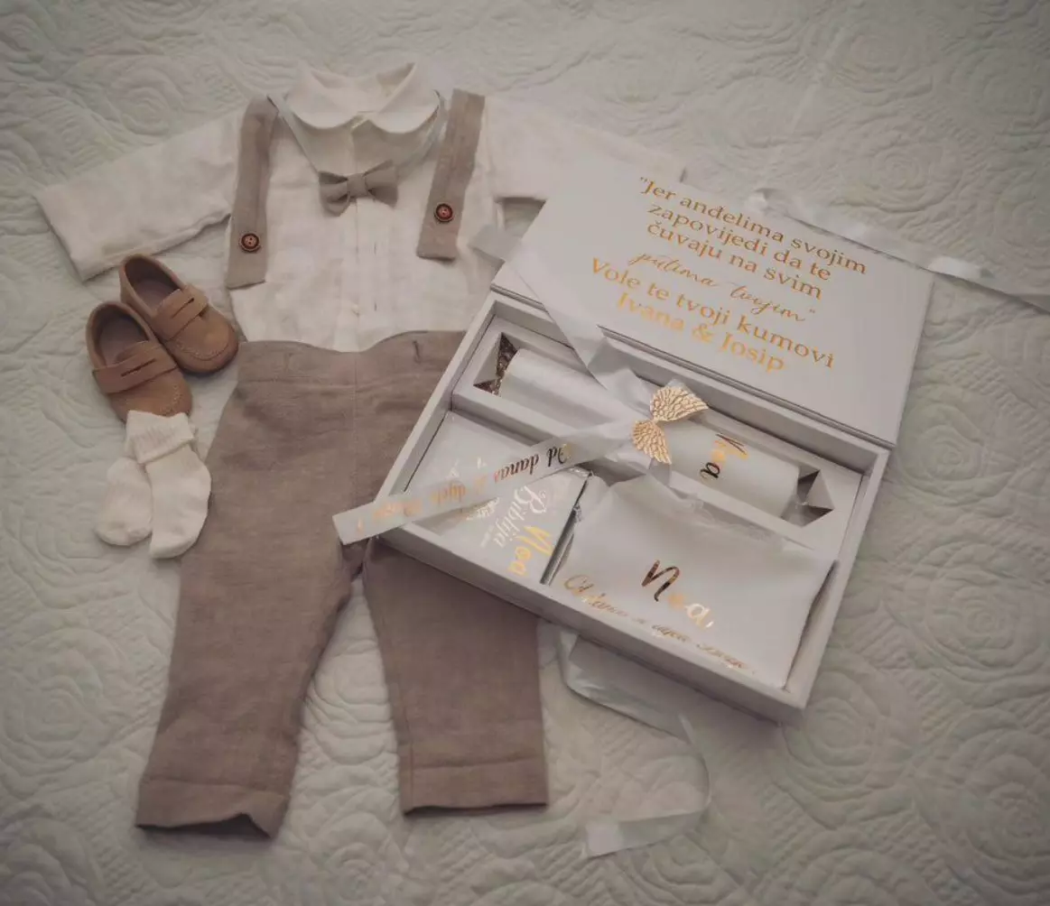 Personalizirani komplet za krštenje Zagreb, Hrvatska