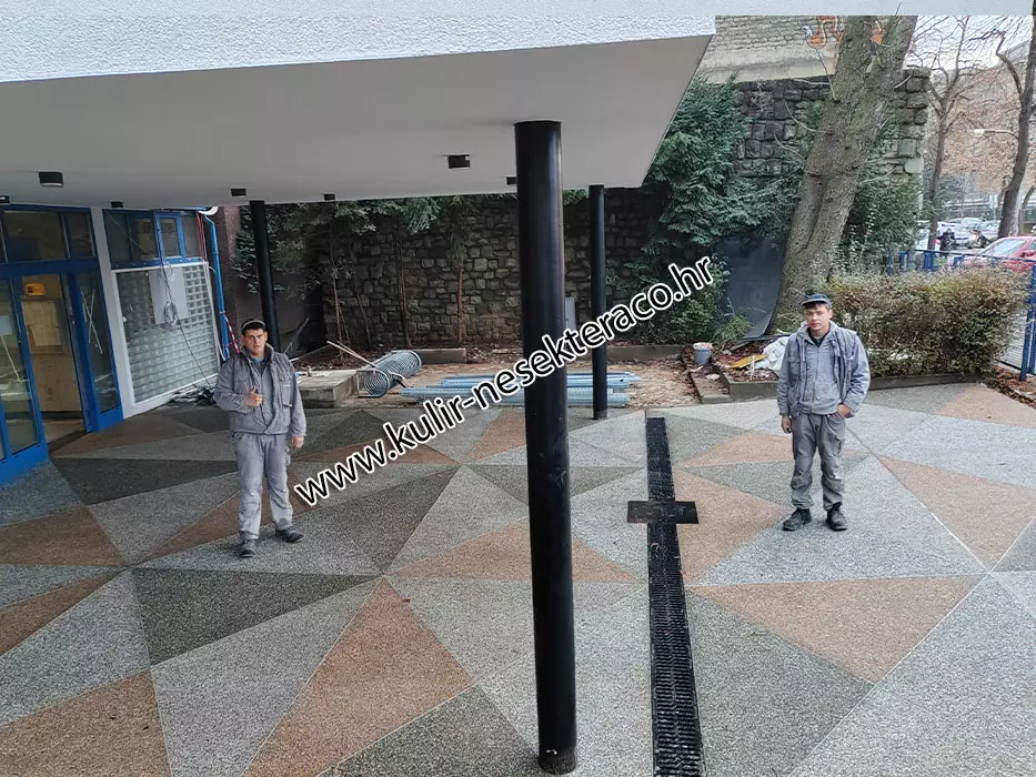 Stavljanje kulira Kulir postava Viča Sela u Hrvatskoj