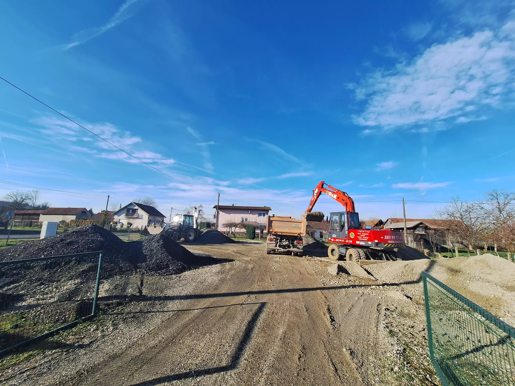 Iskopi bagerom Koprivničko-križevačka, Varaždinska županija