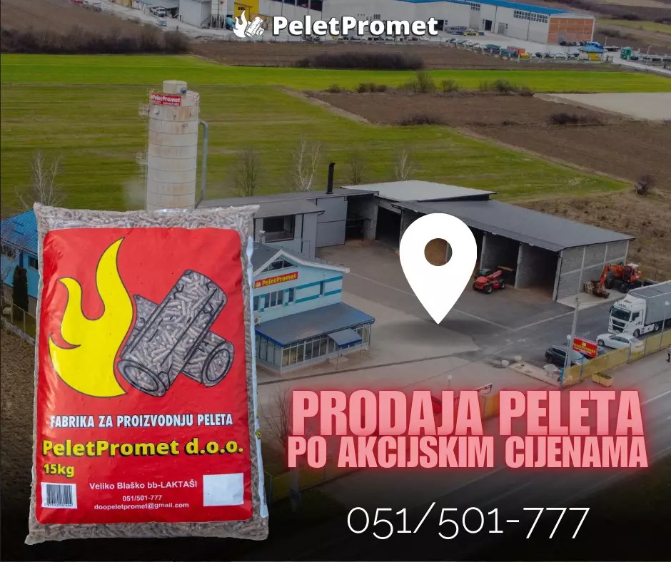 Proizvodnja i prodaja peleta u Laktašima