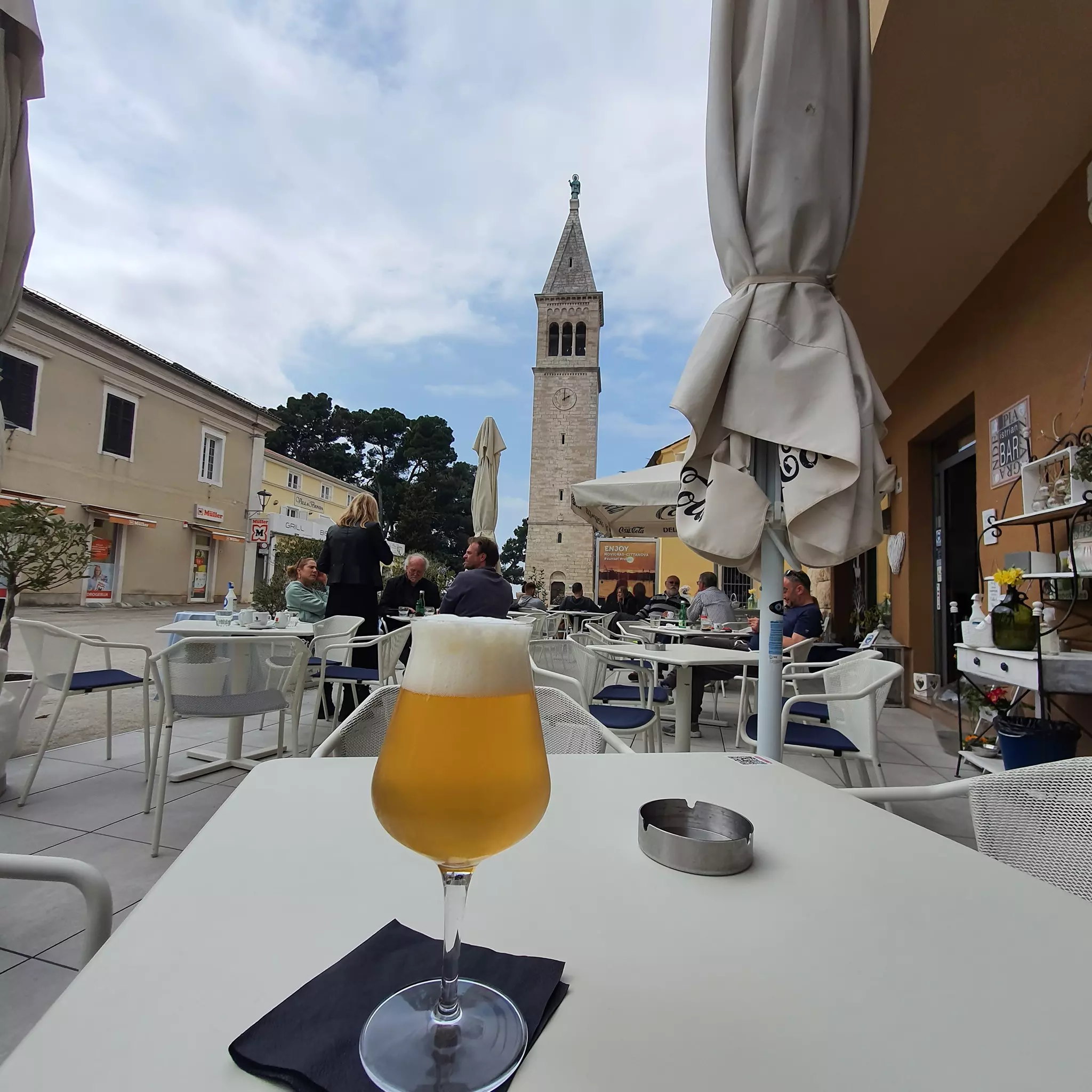 Delicious caffe and affordable cocktails city Novigrad