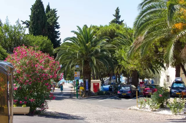 Povoljan kamp uz more, mjesto Seget Donji, Dalmacija