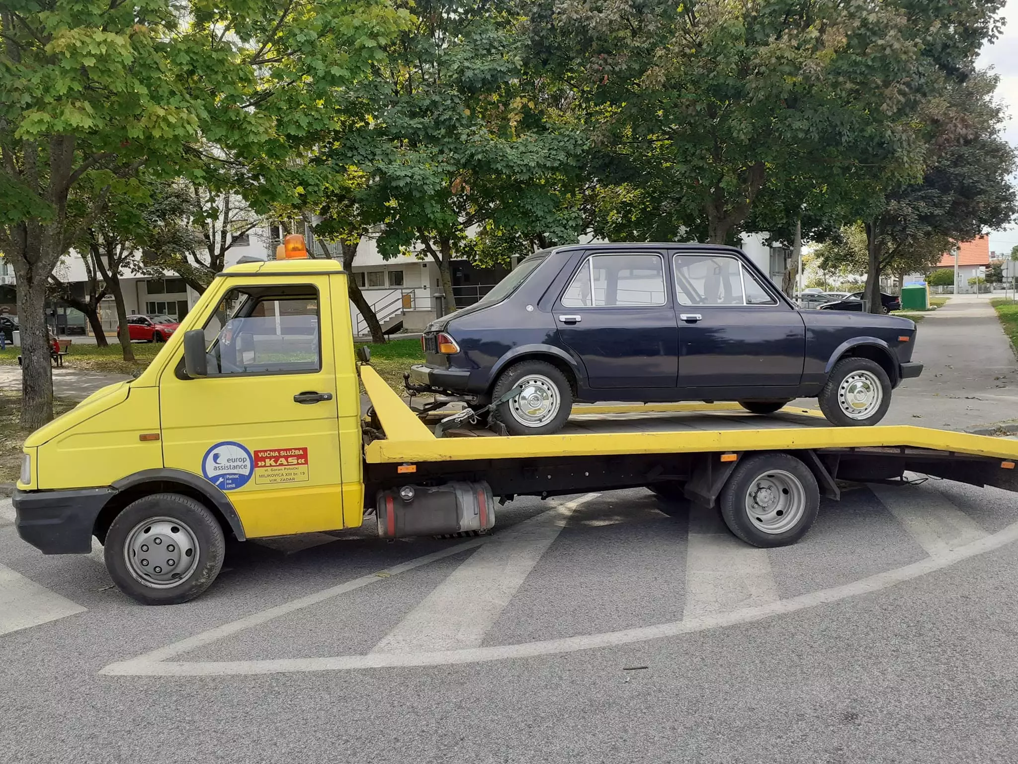 šlep služba pomoć na cesti