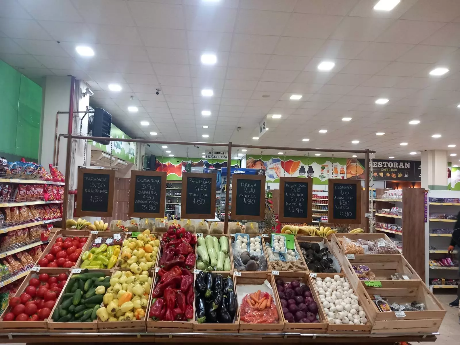 Prodaja prehrambenih proizvoda Ključ