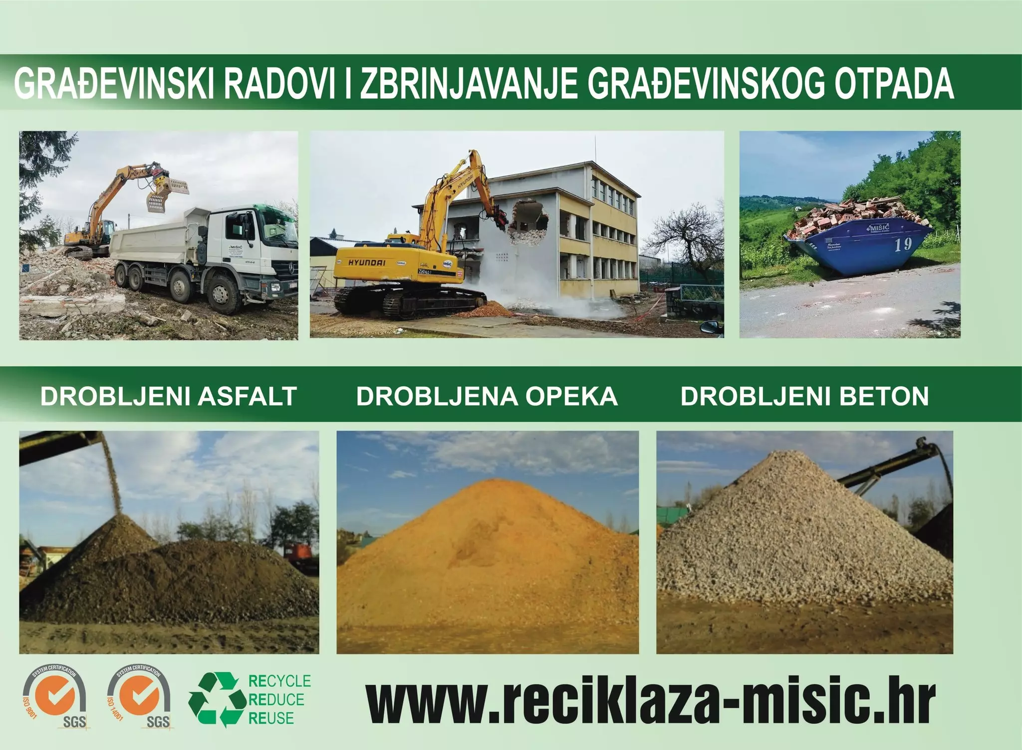 Zbrinjavanje otpada i recikliranje u Međimurskoj županiji, Hrvatska