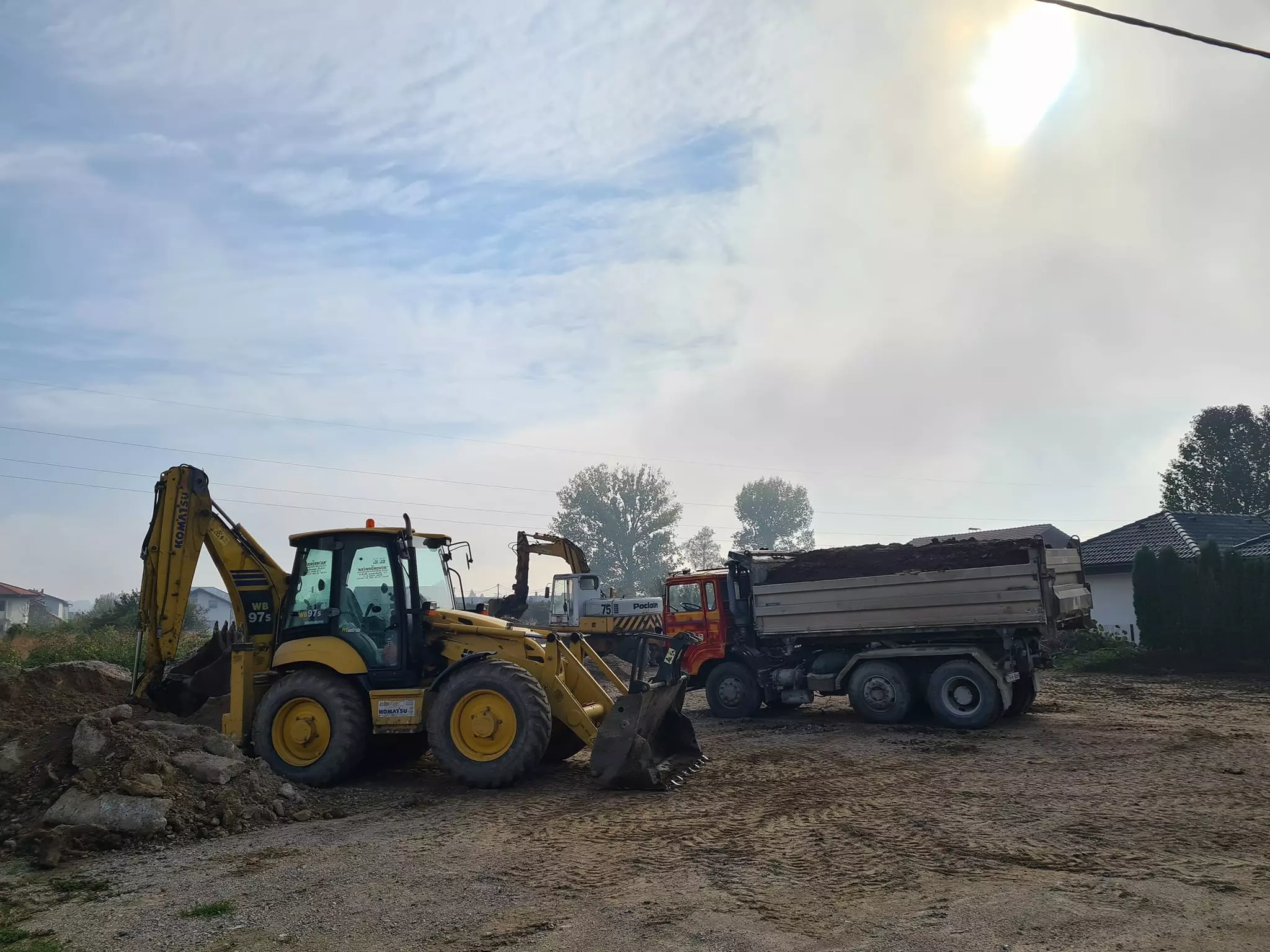 Zemljani radovi i iskopi u Labinu, Hrvatska