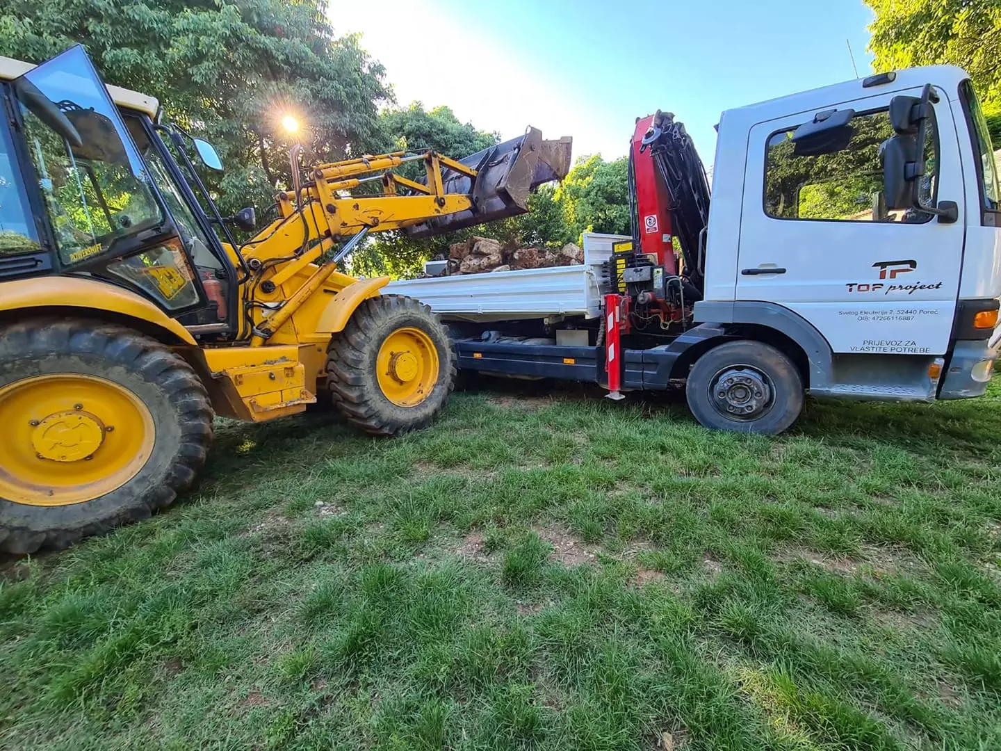 Iskopi bagerom i prijevoz kamionom Poreč, Hrvatska