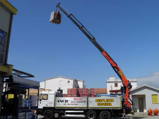 Prodaja građevinskog materijala, Vodice