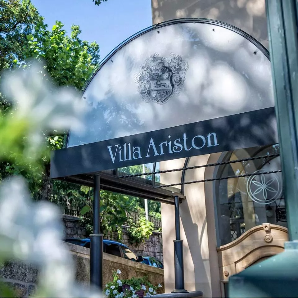 Fine dining in restaurant and hotel in city Opatija Croatia