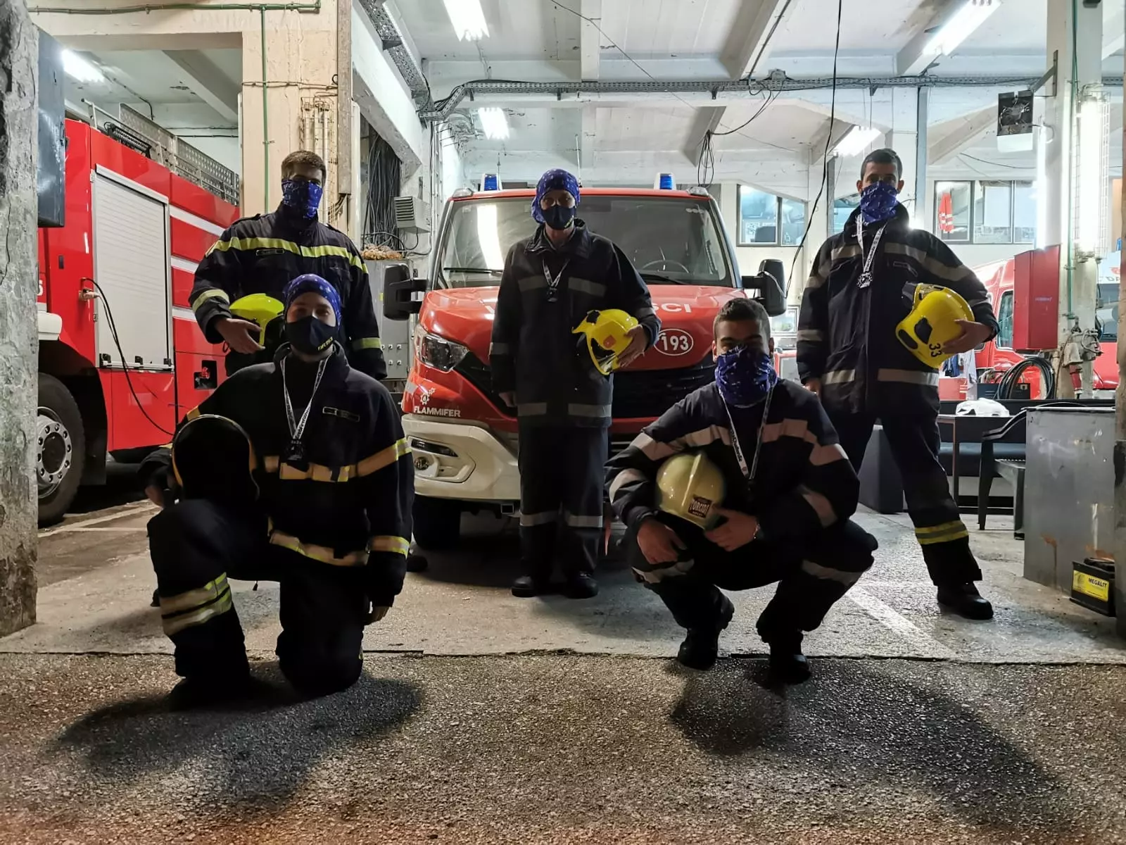 Gašenje požara spašavanje ljudi grad Dugi Rat, Hrvatska