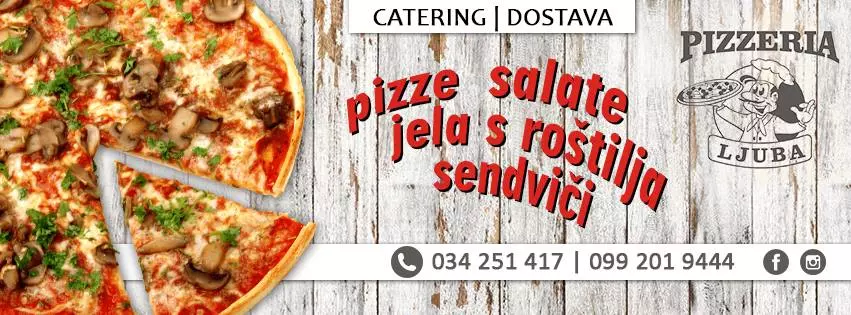 Dostava jela s roštilja i pizza Dostava pizza i jela s roštilja u Pleternici