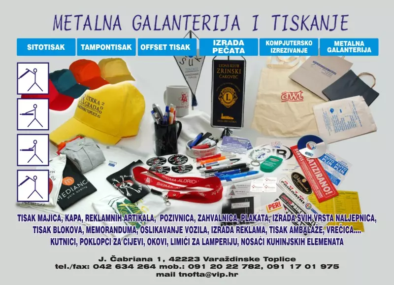 Sitotisak i digitalni tisak u Varaždinskim Toplicama, Varaždinska županija