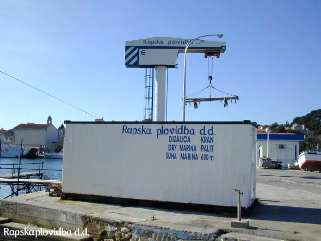 Održavanje brodske linije Primorsko-goranska županija, Rab