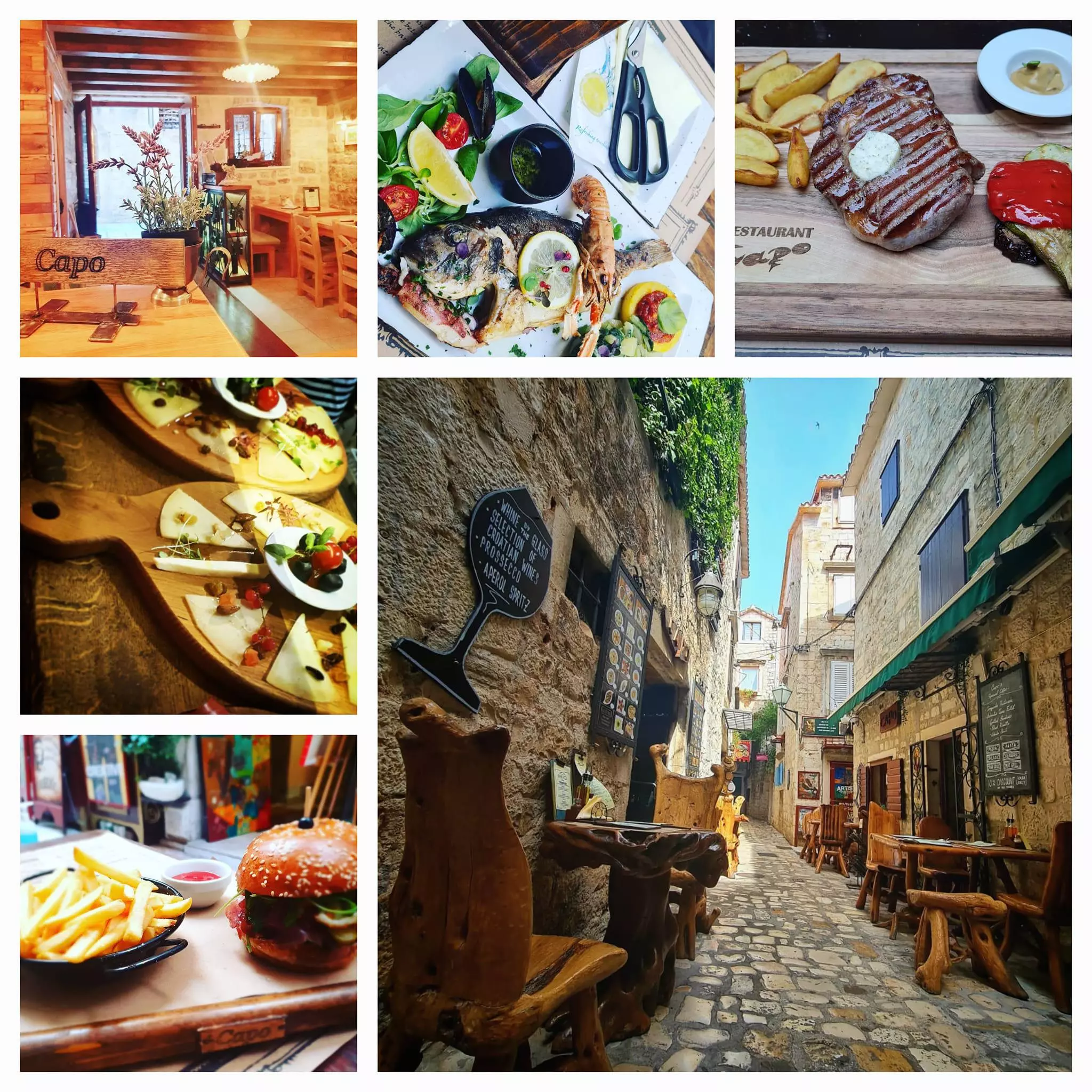 Best delicious barbecue and burgers Trogir, Croatia