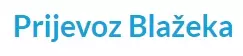 PRIJEVOZ  BLAŽEKA D.O.O.