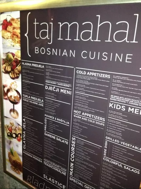 KONOBA TAJ MAHAL - IZVORNA BOSANSKA KUHINJA - KUĆA EDO D.O.O.