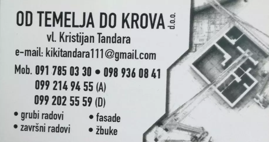 OD TEMELJA DO KROVA D.O.O.