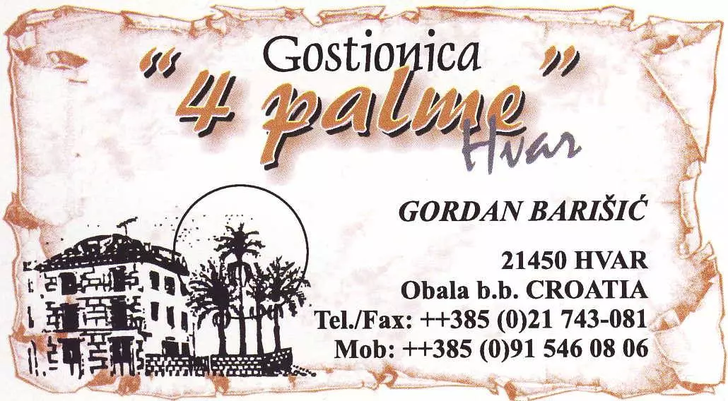 GOSTIONICA 4 PALME
