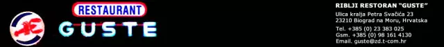 RIBLJI RESTAURANT GUSTE