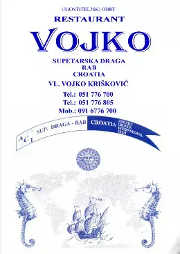 RESTAURANT VOJKO, SUHA MARINA