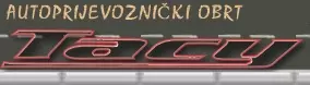 PRIJEVOZNIČKI OBRT TACY