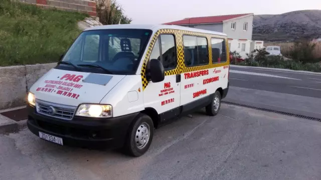 TAXI, TRANSFERI, ESKURZIJE, VUČNA SLUŽBA, PAG