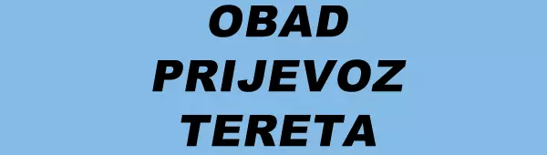 OBAD PRIJEVOZ TERETA