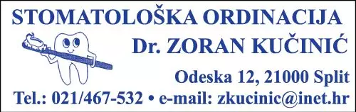ORDINACIJA DENTALNE MEDICINE ZORAN KUČINIĆ, DR.MED.DENT.