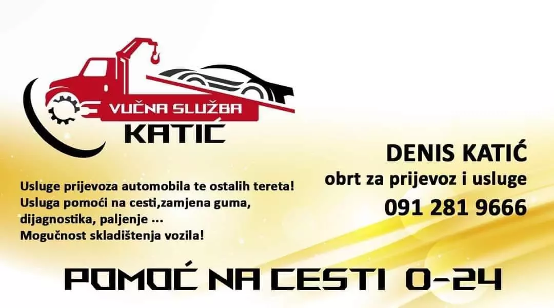 KATIĆ, OBRT ZA PRIJEVOZ I USLUGE, VL. DENIS KATIĆ