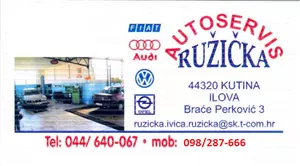 RUŽIČKA, AUTO SERVIS, VL. RUŽIČKA IVICA