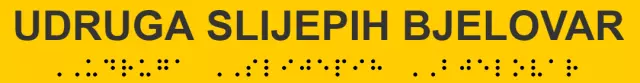 UDRUGA SLIJEPIH BJELOVAR